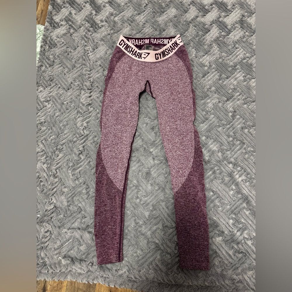 Gymshark Original Flex Leggings In Ruby Mark Size… - image 4
